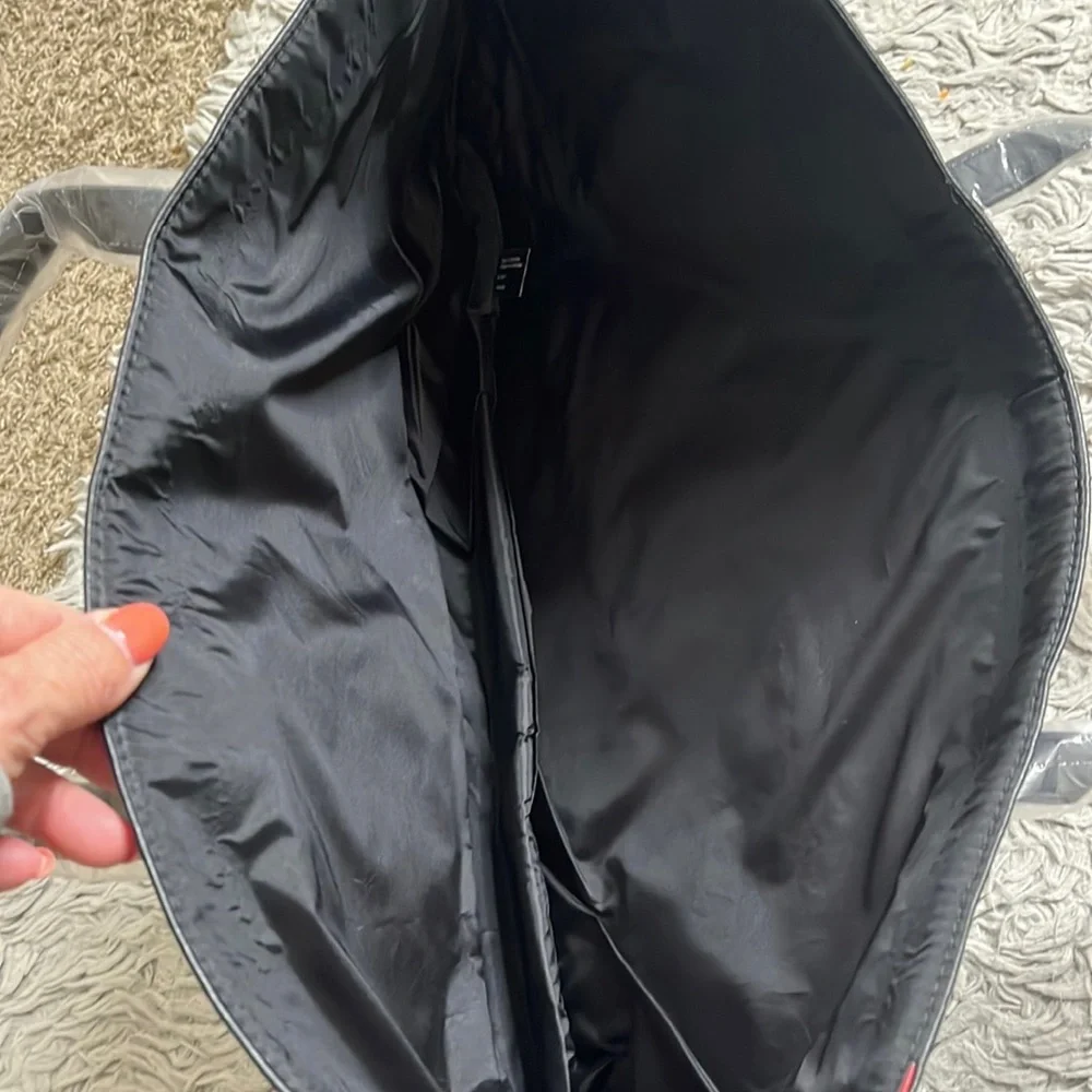 Victoria’s Secret Tote Carryall Bag Red Plaid Buffalo Check New - Picture 4 of 4